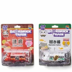 MEDICOM TOY Home BE@RBRICK TRAIN DARUMA & MANEKINEKO SET