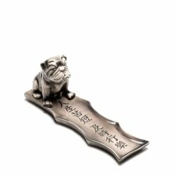 YEENJOY BLACK ENGLISH BULLDOG INCENSE BURNER Home