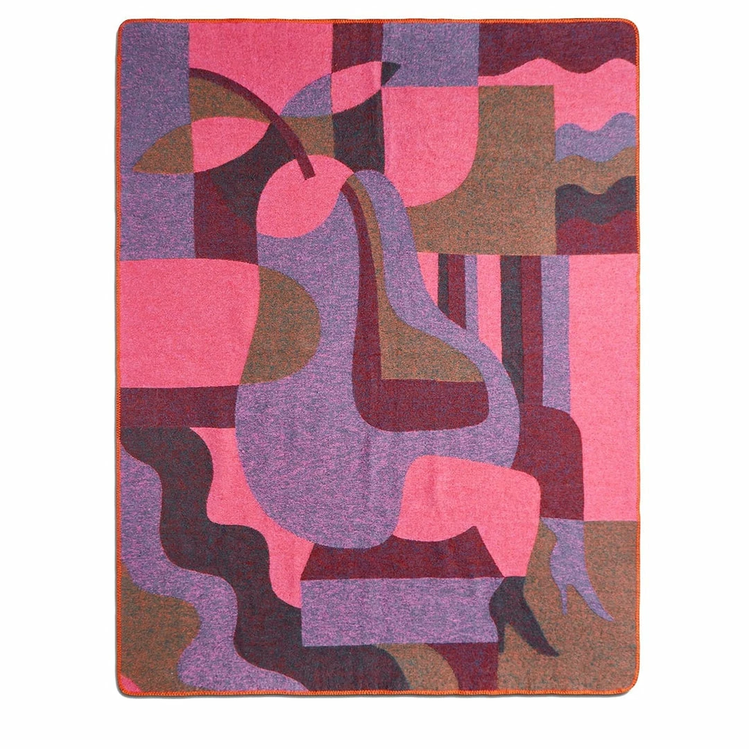 By Parra SITTING PEAR WOOL BLANKET