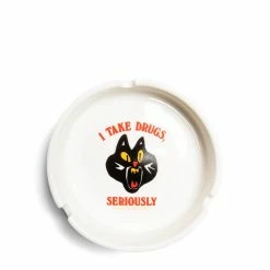 Cold World Frozen Goods Home JAZZ CAT PORCELAIN ASHTRAY