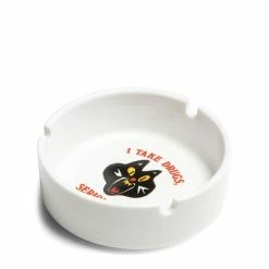 Cold World Frozen Goods Home JAZZ CAT PORCELAIN ASHTRAY