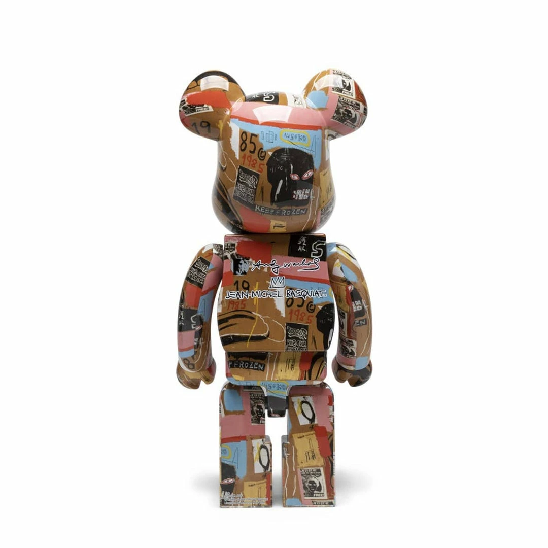 MEDICOM TOY Home BE@RBRICK ANDY WARHOL X JEAN-MICHEL BASQUIAT #2 1000%