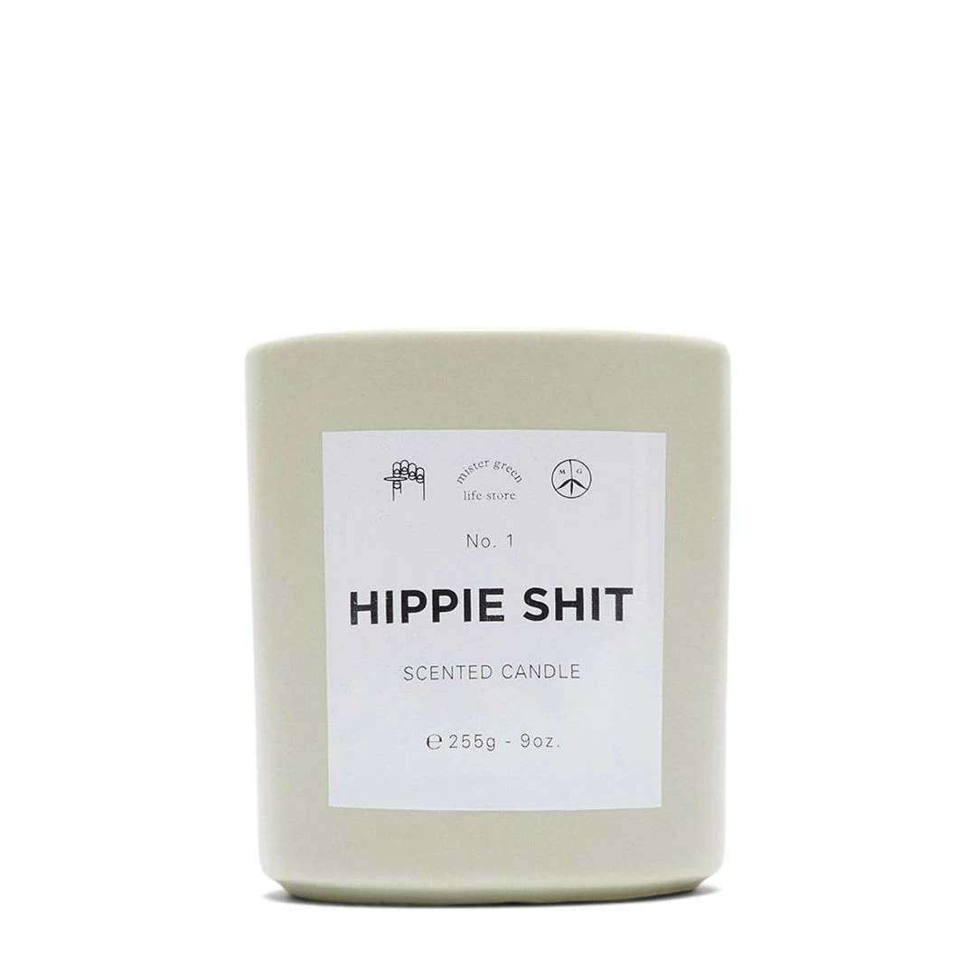 Mister Green Home FRAGRANCE 1: HIPPIE SHIT CANDLE