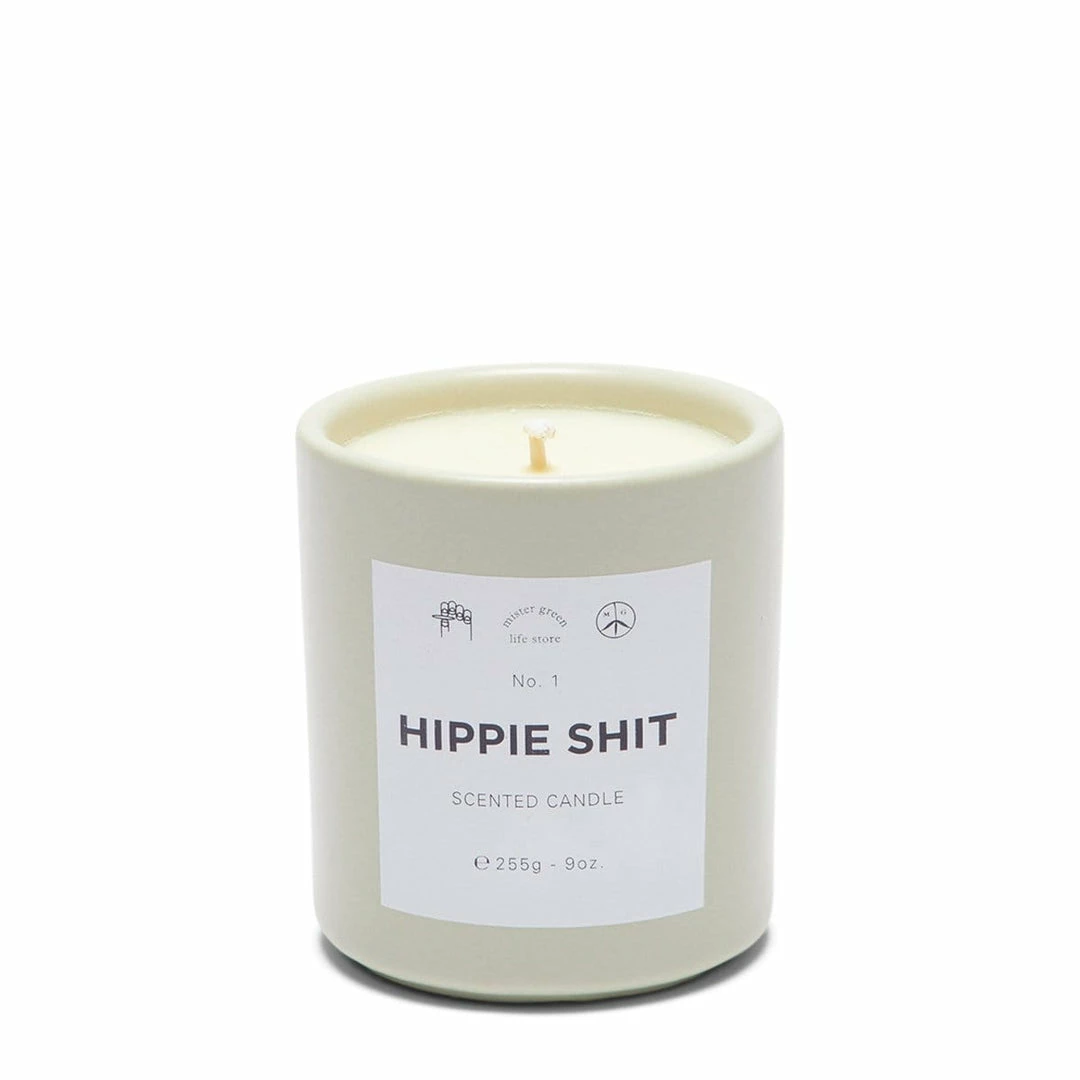 Mister Green Home FRAGRANCE 1: HIPPIE SHIT CANDLE