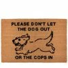 Cold World Frozen Goods COMMON SENSE DOOR MAT Home