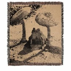 ALLCAPSTUDIO MUSHROOM FROG THROW BLANKET Home