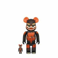 MEDICOM TOY BE@RBRICK GODZILLA (MELTDOWN: CLEAR ORANGE VER.) 100% & 400% SET