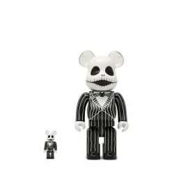 MEDICOM TOY BE@RBRICK JACK SKELLINGTON 2021 100% & 400% SET