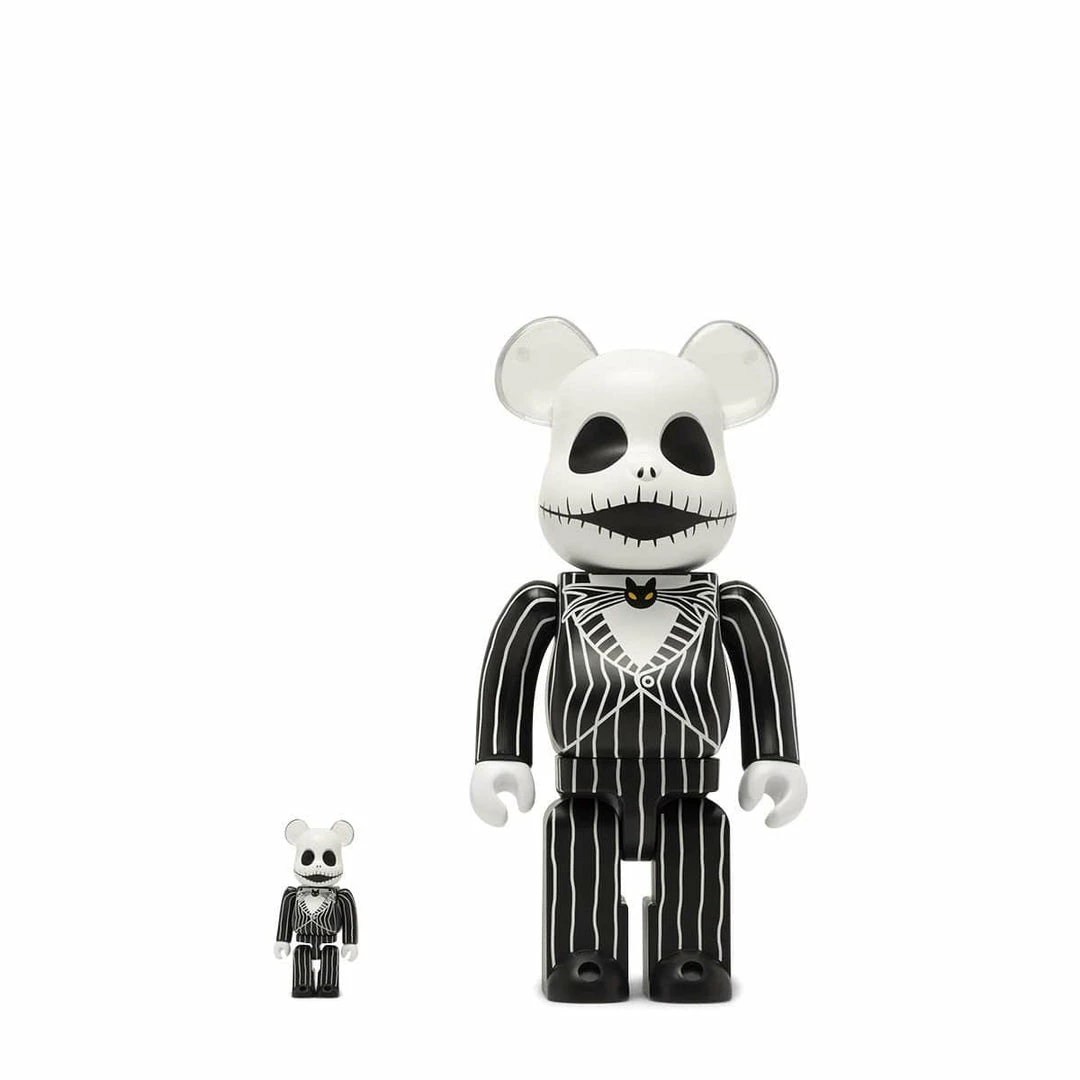 MEDICOM TOY BE@RBRICK JACK SKELLINGTON 2021 100% & 400% SET