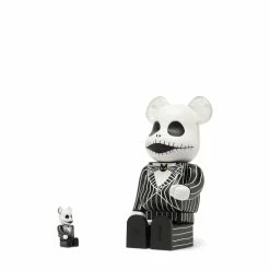 MEDICOM TOY BE@RBRICK JACK SKELLINGTON 2021 100% & 400% SET