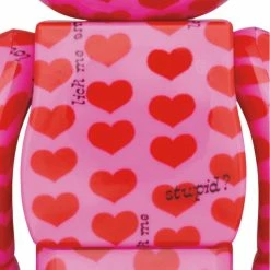 MEDICOM TOY BE@RBRICK PINK HEART 100% & 400% Odds & Ends