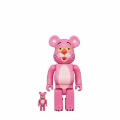 MEDICOM TOY Odds & Ends BE@RBRICK PINK PANTHER 100% & 400% SET