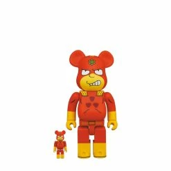MEDICOM TOY Odds & Ends BE@RBRICK RADIOACTIVE MAN 100% & 400%