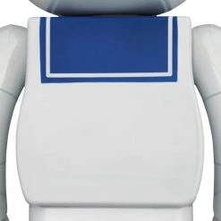 MEDICOM TOY BE@RBRICK STAY PUFT MARSHMALLOW MAN WHITE CHROME VER. 100％ & 400％ SET Odds & Ends