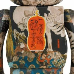 MEDICOM TOY Odds & Ends BE@RBRICK UTAGAWA KUNIYOSHI "THE HAUNTED OLD PALACE AT SOMA" 1000%