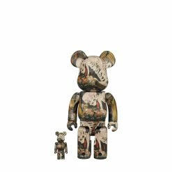 MEDICOM TOY Odds & Ends BE@RBRICK UTAGAWA KUNIYOSHI "THE HAUNTED OLD PALACE AT SOMA" 100% & 400%